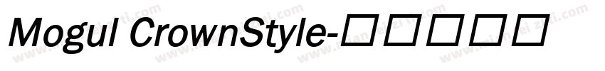Mogul CrownStyle字体转换